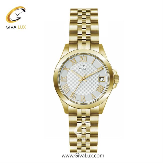 ساعت مچی اورجینال مردانه ویولت VIOLET طلایی | طلایی| نقره ای| کد رفرنس 0556/2